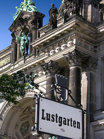 Lustgarten Schild