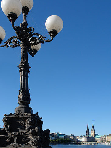 Fotos Laterne und Binnenalster | Hamburg