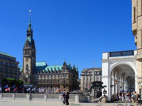 Foto Jungfernstieg und Alster Arkaden