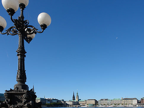Foto Laterne und Binnenalster