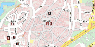 Stadtplan Tallinner Rathaus